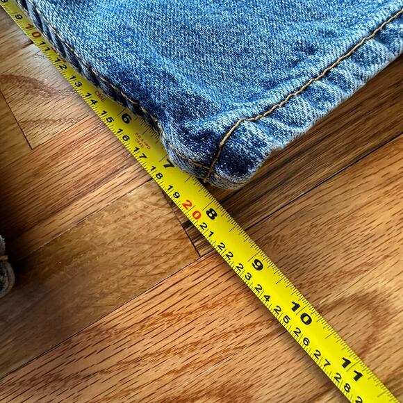 JORTS DAD x Vintage Levi's 550 Blue Denim Jean Shorts l Size W38 - Picture 4 of 8